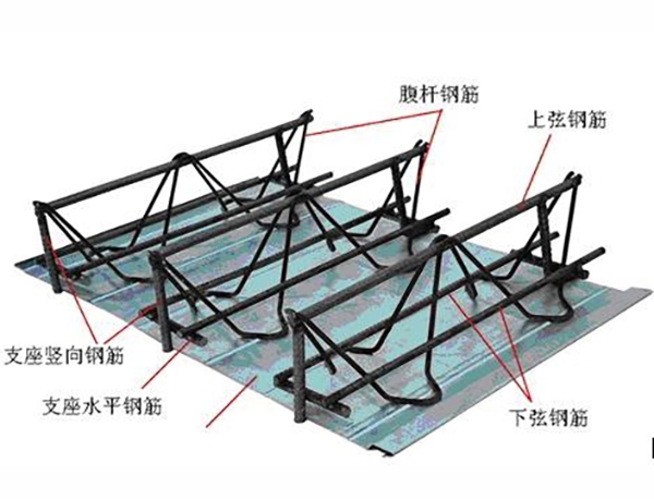 Reinforced truss floor deck